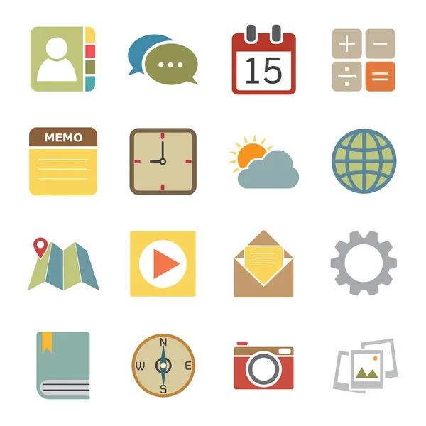 Application icons — Stock Vector