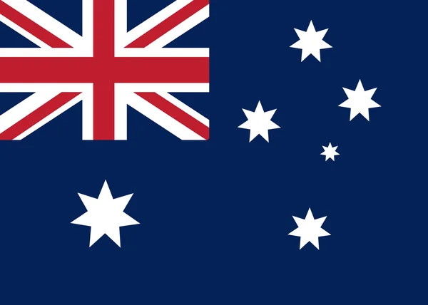 Australia bandera vector — Vector de stock