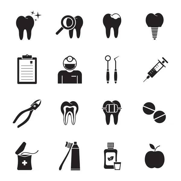 Icône du dentiste — Image vectorielle