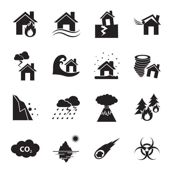 Disaster icon — Stock Vector