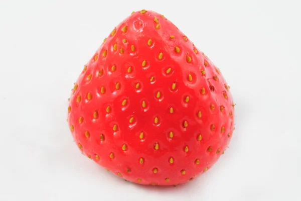 Piros strawberriy - friss és finom — Stock Fotó