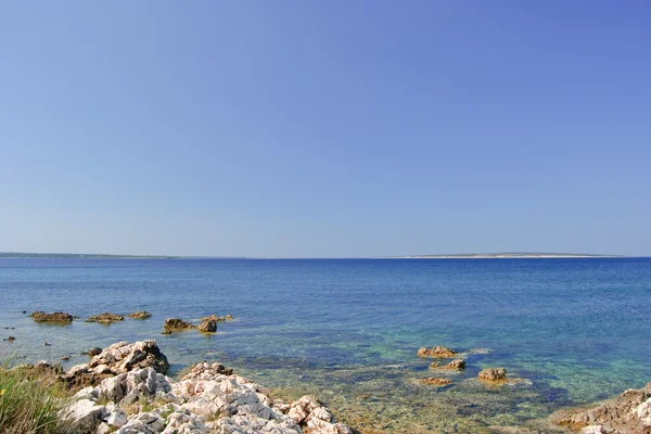 Coast of the island Pag — Stock Photo, Image