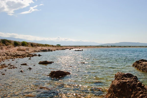 Côte de l'île de Pag — Photo