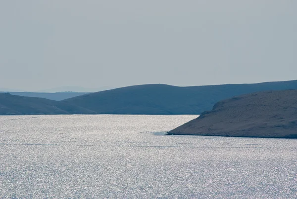 Coastline of the island of Pag in Croatia — Stock Photo, Image