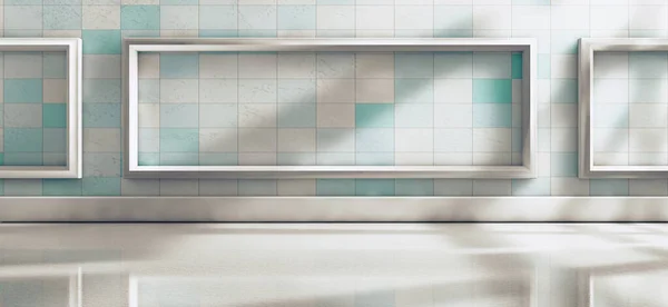 Home Architectuur Witte Houten Vloer Witte Muur Illustratie Zonlicht Door — Stockfoto