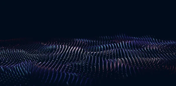 Абстрактний Фон Технології Науки Mesh Або Net Лініями Геометричними Фігурами — стокове фото