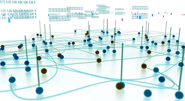 Estructura Datos Herramientas Información Para Creación Redes Negocios Análisis Volumen —  Fotos de Stock