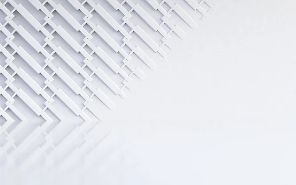 Technologie Élégant Fond Formes Blanches Grises Illustration Modèle Blanc Abstrait — Photo
