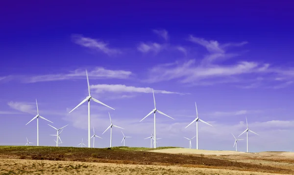 Molinos de viento paisaje —  Fotos de Stock