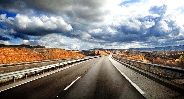 Road landskap. — Stockfoto