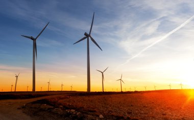 Yel değirmenleri. Windfarm