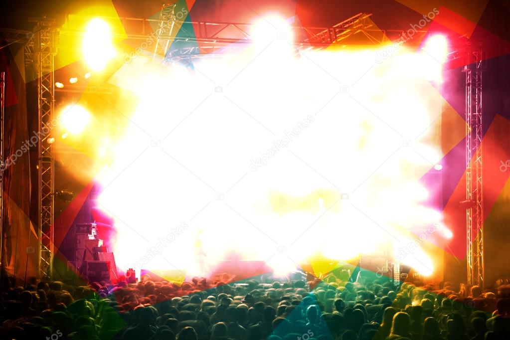 Abstract live music background