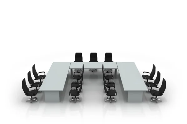 Conference table and chairs — Stock Photo, Image