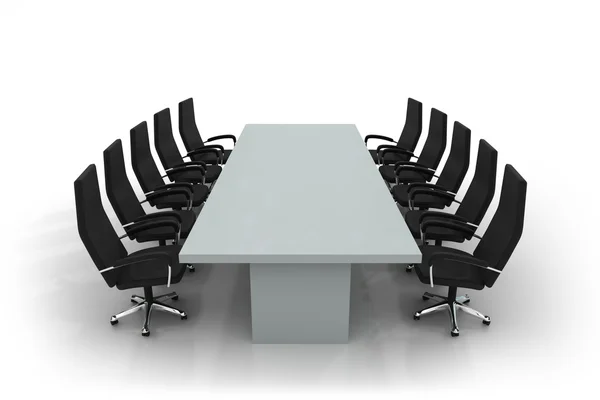 Conference table and chairs — Stock Photo, Image