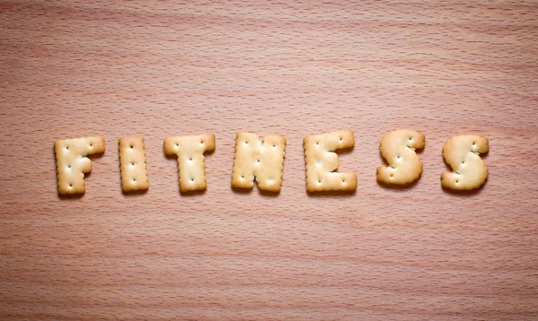 Letters of cookies — Stock Photo, Image