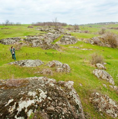 fotoğrafçı büyük bir alan üzerinde