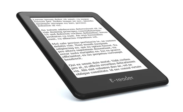 EBook okuyucu kavramı — Stok fotoğraf