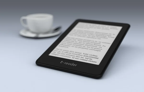 Ebook reader concept — Stock Photo, Image