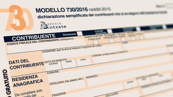 Italian taxes concept — Stock Photo, Image