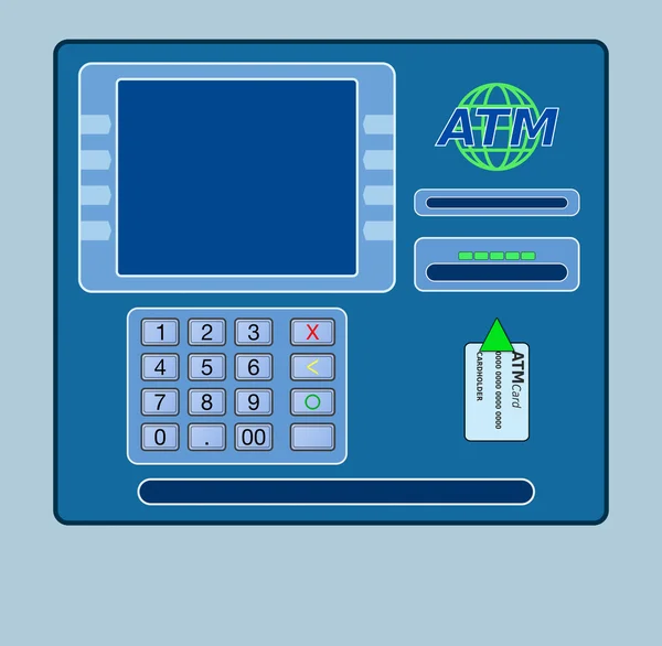 Konzept des Geldautomaten — Stockfoto