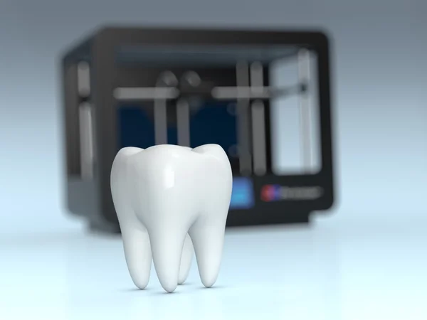 3d 打印技术在医学 — 图库照片