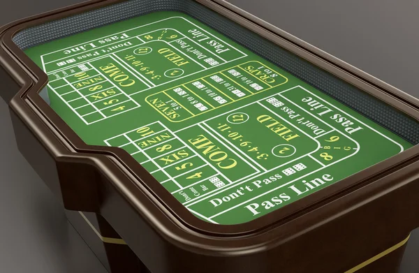 Gambling, craps game — Stock Photo, Image