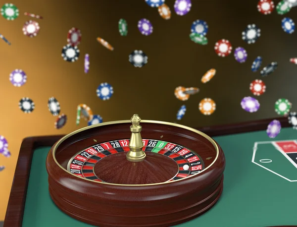 Gambling, roulette game — Stock Photo, Image