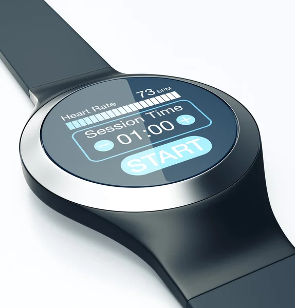 Bärbar teknik, smartwatch — Stockfoto