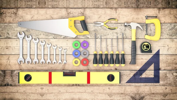 Outils matériels, concept de bricolage — Photo