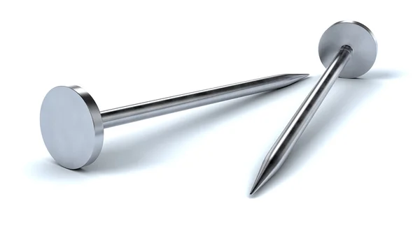 Hårdvara verktyg, stål naglar — Stockfoto