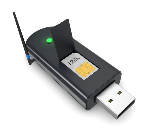 Internet USB-sleutel — Stockfoto
