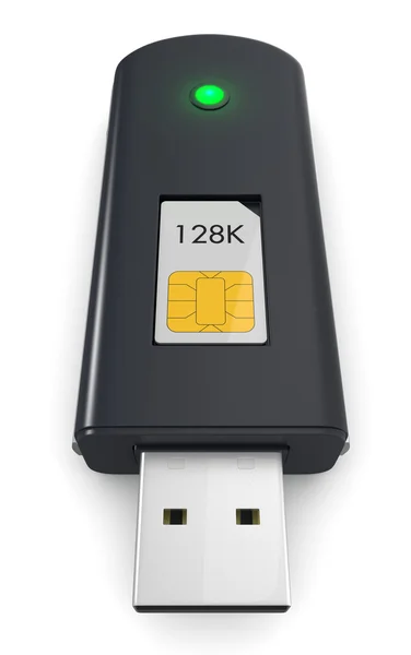 Chiave USB di Internet — Foto Stock