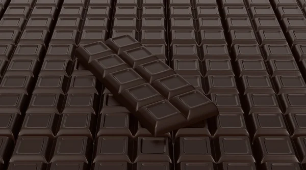 Barras de chocolate — Foto de Stock