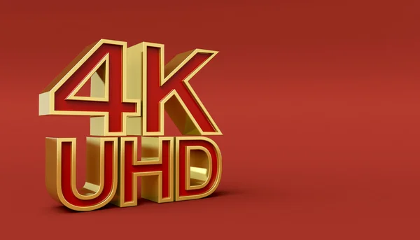 4 k uhd κείμενο — Φωτογραφία Αρχείου