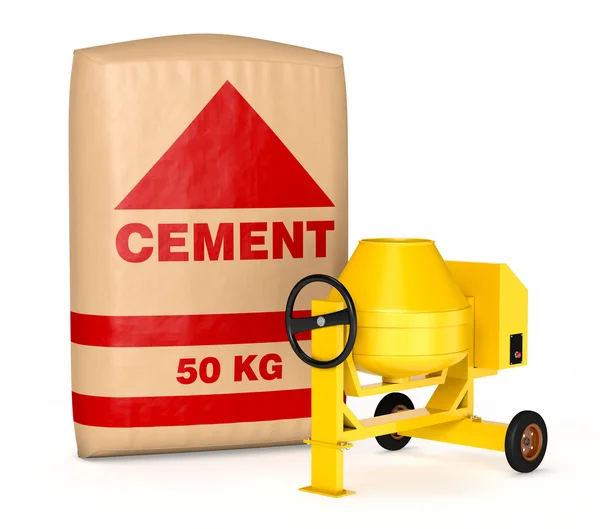 Cementblandare — Stockfoto