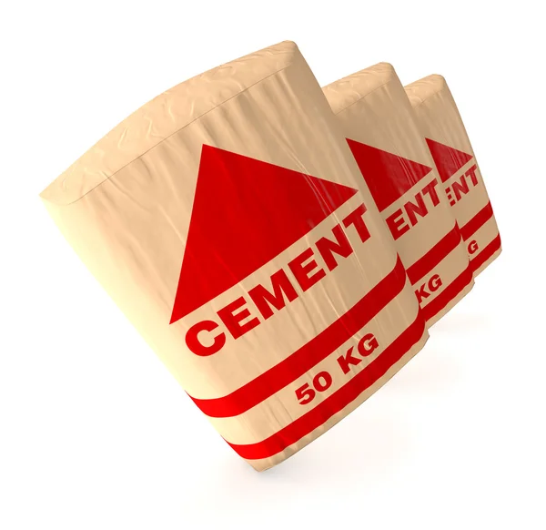 Bolsas de cemento — Foto de Stock