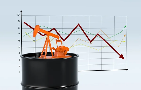 Mercado do petróleo — Fotografia de Stock