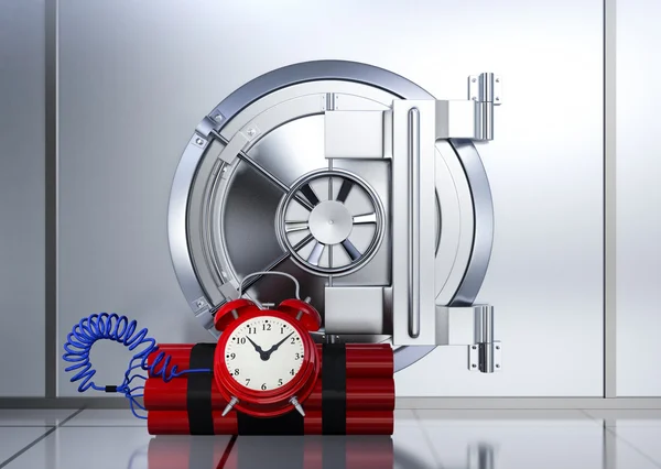 Safety of bank vault — Stock Photo, Image