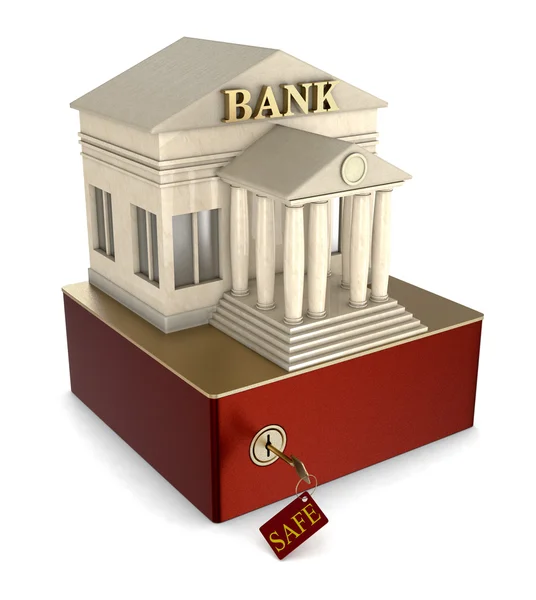 Safe deposit box — Stock Photo, Image