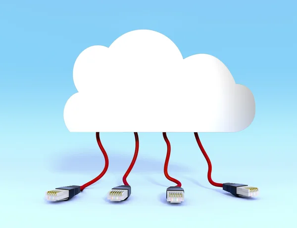 Concept de cloud computing — Photo