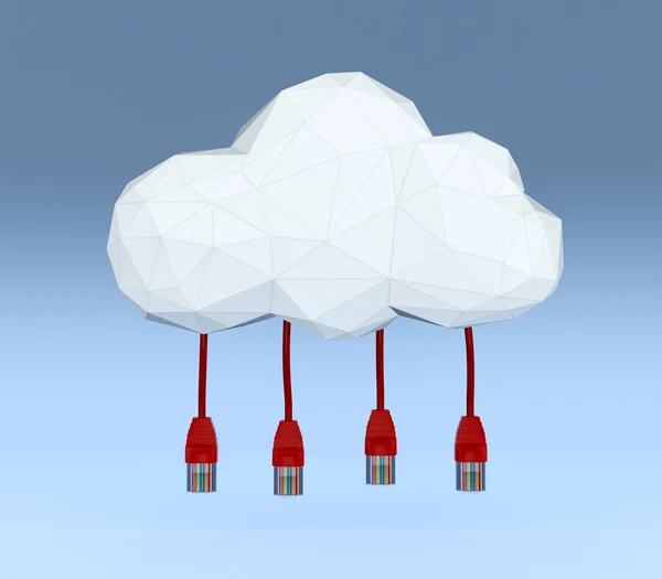 Concept de cloud computing — Photo