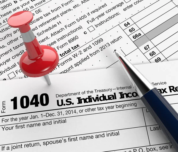 Usa taxes — Stock Photo, Image