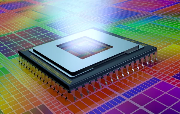 Processor, cpu — Stockfoto