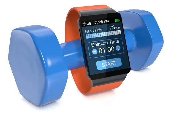 Smartwatch e fitness — Foto Stock