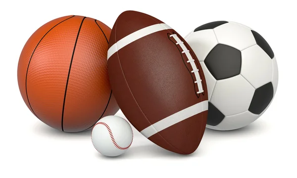 Bolas desportivas — Fotografia de Stock