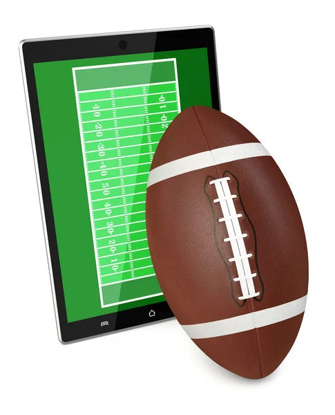 Football and new communication technology — Stock Photo, Image