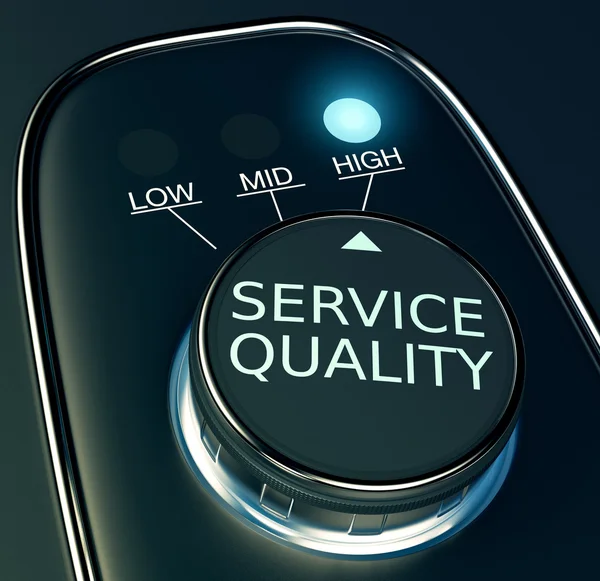 Concept van hoge servicekwaliteit — Stockfoto