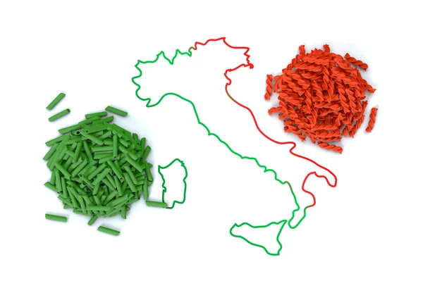 Concetto di pasta italiana — Foto Stock