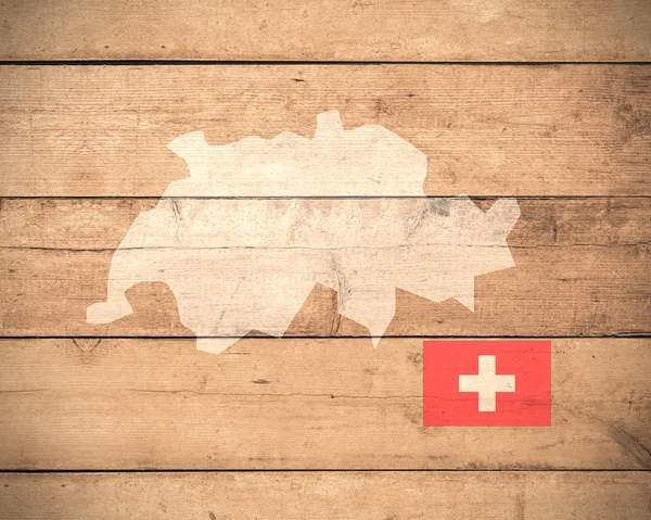 Map of Switzerland — Stock Photo, Image