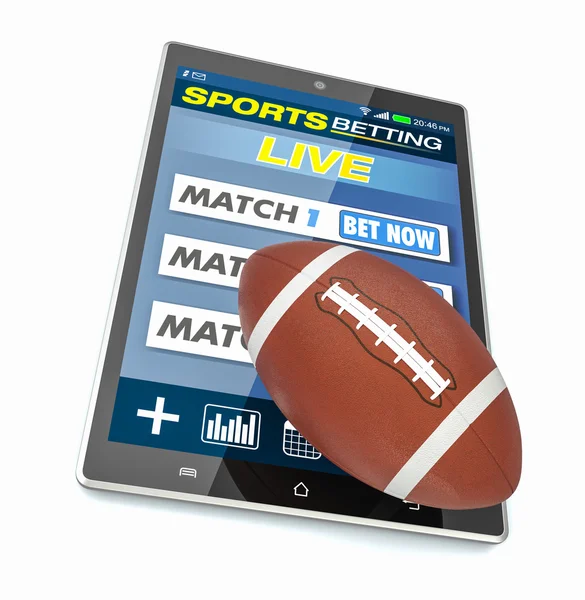 Begreppet online sport spel — Stockfoto